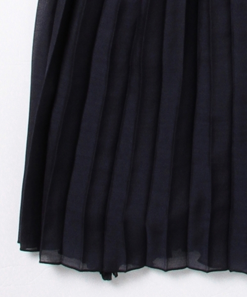 Ray BEAMS(レイビームス)の「◇【ラブリ着用】Ray BEAMS / サス付 プリーツ マキシスカート(スカート・レディース・ブラック/ネイビー・0/1)」の3枚目の写真