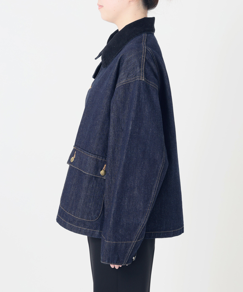 journal standard L'essage(ジャーナルスタンダードレサージュ)の「カバーオールジャケット(その他アウター・レディース・ネイビー・38/36)」の9枚目の写真