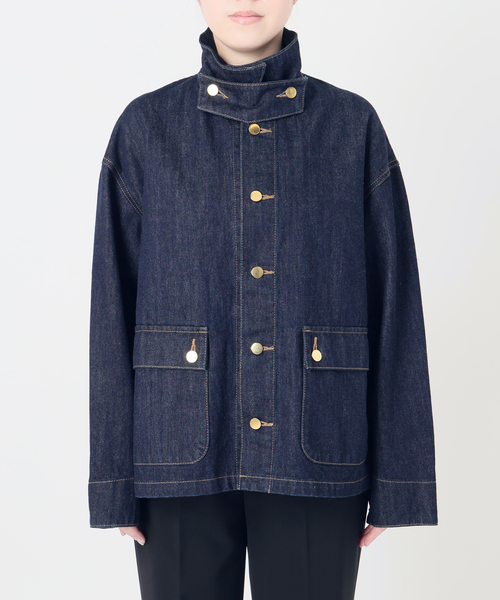 journal standard L'essage(ジャーナルスタンダードレサージュ)の「カバーオールジャケット(その他アウター・レディース・ネイビー・38/36)」の14枚目の写真