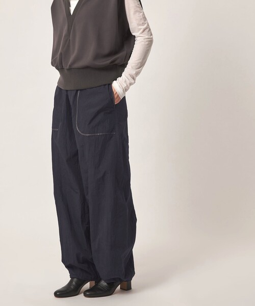 CITEN(シテン)の「<CITEN>ユーティリティバルーンパンツ(カーゴパンツ・レディース・ネイビー/ダークブラウン・S/M)」の2枚目の写真