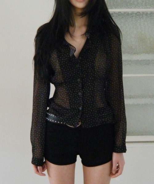Vipoa(ヴィポア)の「Chiffon v-neck blouse(シャツ/ブラウス・レディース・ブラック・FREE)」の18枚目の写真