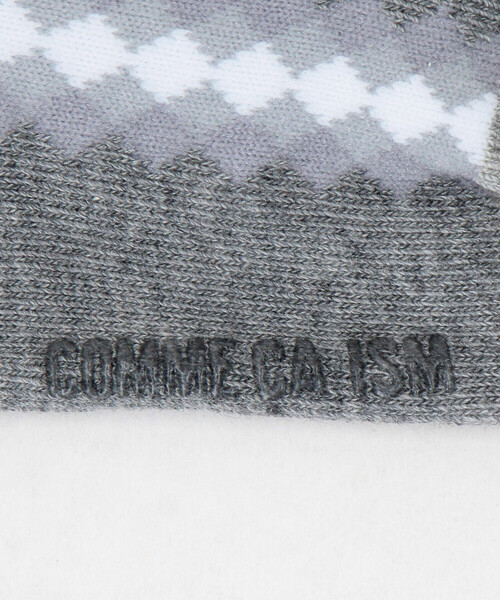 COMME CA ISM(コムサイズム)の「ラインアーガイル クルーソックス(ソックス/靴下・キッズ・ネイビー/グレー・13.0cm/16.0cm/19.0cm)」の7枚目の写真