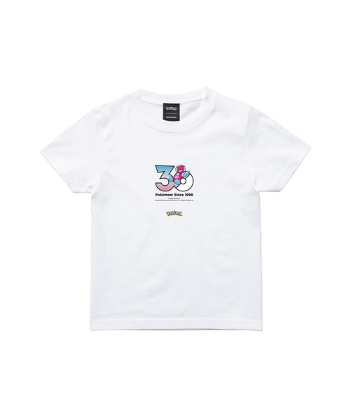 ZOZOSPOT（ゾゾスポット）の「Pokemon 30th Anniversary 1025 T-shirt 「ポリゴン２」（Tシャツ/カットソー・レディース・ホワイト・SMALL/MEDIUM/LARGE/X-LARGE/XX-LARGE/XXX-LARGE/100cm/110cm/120cm/130cm/140cm/150cm/160cm）」の2枚目の写真