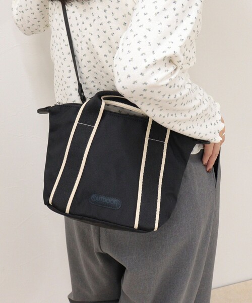 OUTDOOR PRODUCTS(アウトドアプロダクツ)の「【OUTDOOR PRODUCTS】ボートシェイプトートバッグミニ(トートバッグ・レディース・ブラック/ブラウン系その他・FREE)」の6枚目の写真