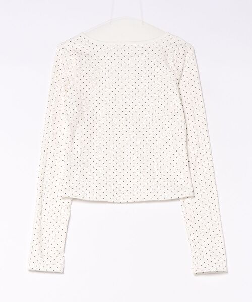 ViViDAY(ビビデー)の「ドット柄ショートカットソー(Tシャツ/カットソー・レディース・ホワイト・M)」の10枚目の写真