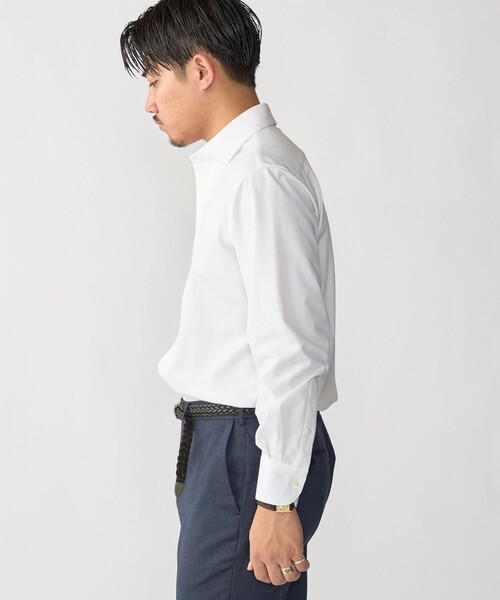 SHIPS(シップス)の「MADE IN JAPAN ホワイト ジャージー ワンピースカラー シャツ(Tシャツ/カットソー・メンズ・ホワイト・LARGE/SMALL/MEDIUM/X-LARGE)」の13枚目の写真