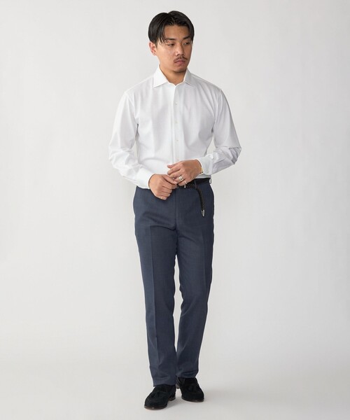 SHIPS(シップス)の「MADE IN JAPAN ホワイト ジャージー ワンピースカラー シャツ(Tシャツ/カットソー・メンズ・ホワイト・LARGE/SMALL/MEDIUM/X-LARGE)」の11枚目の写真