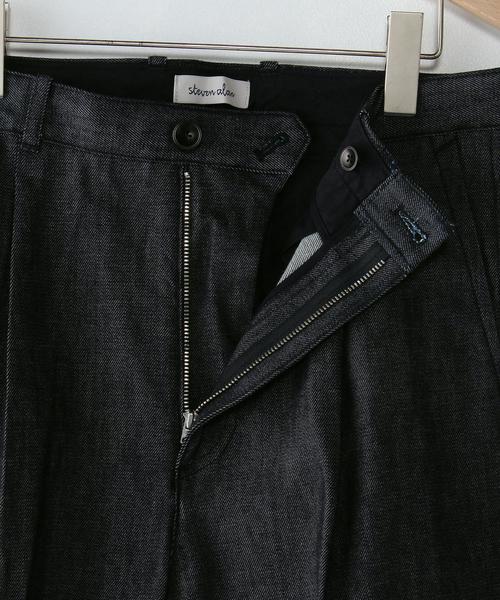 Steven Alan（スティーブンアラン）の「＜Steven Alan＞ DENIM 1PLEAT BAGGY TAPERED◆（デニムパンツ・メンズ・ネイビー・MEDIUM/LARGE/SMALL/X-LARGE）」の3枚目の写真