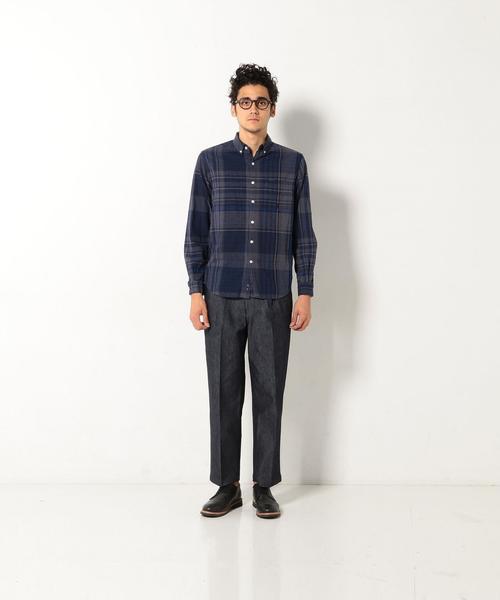 Steven Alan（スティーブンアラン）の「＜Steven Alan＞ DENIM 1PLEAT BAGGY TAPERED◆（デニムパンツ・メンズ・ネイビー・MEDIUM/LARGE/SMALL/X-LARGE）」の9枚目の写真