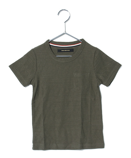 VENCEEXCHANGE（ヴァンスエクスチェンジ）の「kids オルテガ柄半袖T             （Tシャツ/カットソー・キッズ・ブラック/オリーブ/オフホワイト・130cm/120cm/140cm/150cm）」の10枚目の写真
