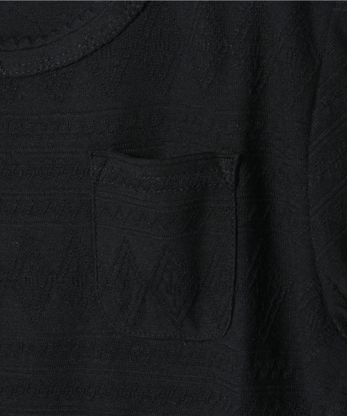 VENCEEXCHANGE（ヴァンスエクスチェンジ）の「kids オルテガ柄半袖T             （Tシャツ/カットソー・キッズ・ブラック/オリーブ/オフホワイト・130cm/120cm/140cm/150cm）」の6枚目の写真