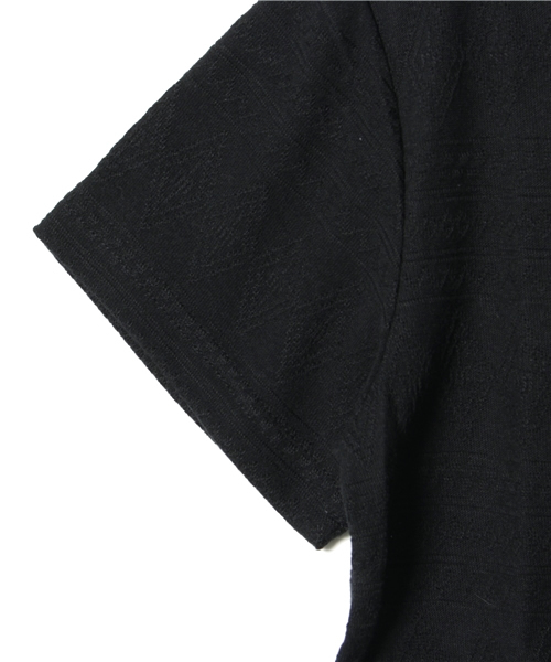 VENCEEXCHANGE（ヴァンスエクスチェンジ）の「kids オルテガ柄半袖T             （Tシャツ/カットソー・キッズ・ブラック/オリーブ/オフホワイト・130cm/120cm/140cm/150cm）」の7枚目の写真