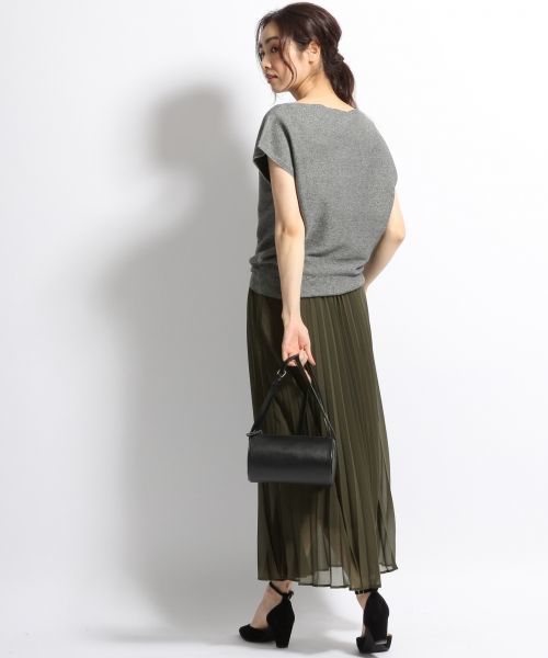 A part by(アパートバイ)の「12GAcRyガーターBNFS 727077 (ニット/セーター・レディース・オレンジ/グレー/ホワイト/ブラウン・FREE)」の8枚目の写真