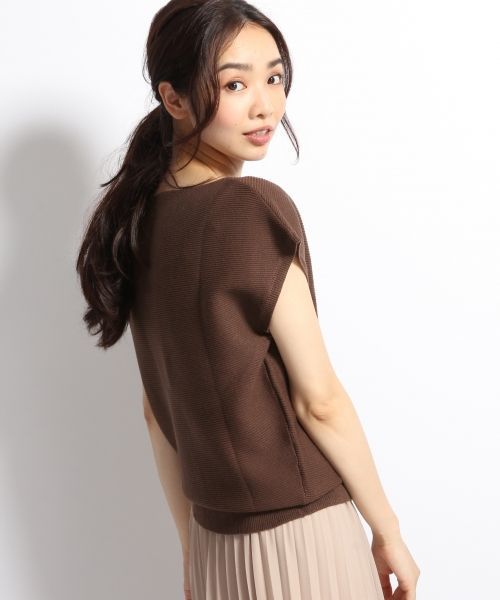 A part by(アパートバイ)の「12GAcRyガーターBNFS 727077 (ニット/セーター・レディース・オレンジ/グレー/ホワイト/ブラウン・FREE)」の13枚目の写真