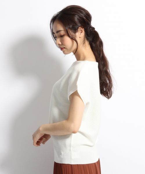 A part by(アパートバイ)の「12GAcRyガーターBNFS 727077 (ニット/セーター・レディース・オレンジ/グレー/ホワイト/ブラウン・FREE)」の14枚目の写真