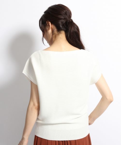 A part by(アパートバイ)の「12GAcRyガーターBNFS 727077 (ニット/セーター・レディース・オレンジ/グレー/ホワイト/ブラウン・FREE)」の15枚目の写真