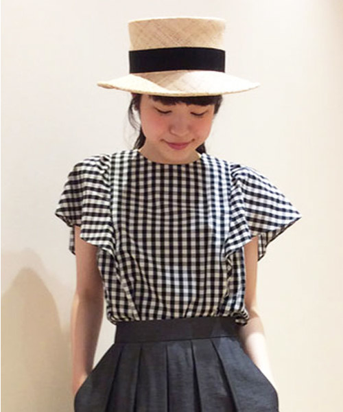 MACKINTOSH PHILOSOPHY(マッキントッシュ フィロソフィー)の「【ウォッシャブル】リネンシャンブレーギンガムブラウス(シャツ/ブラウス・レディース・ブルー/ブラック/カーキ・36/38)」の8枚目の写真