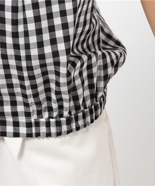 MACKINTOSH PHILOSOPHY(マッキントッシュ フィロソフィー)の「【ウォッシャブル】リネンシャンブレーギンガムブラウス(シャツ/ブラウス・レディース・ブルー/ブラック/カーキ・36/38)」の13枚目の写真