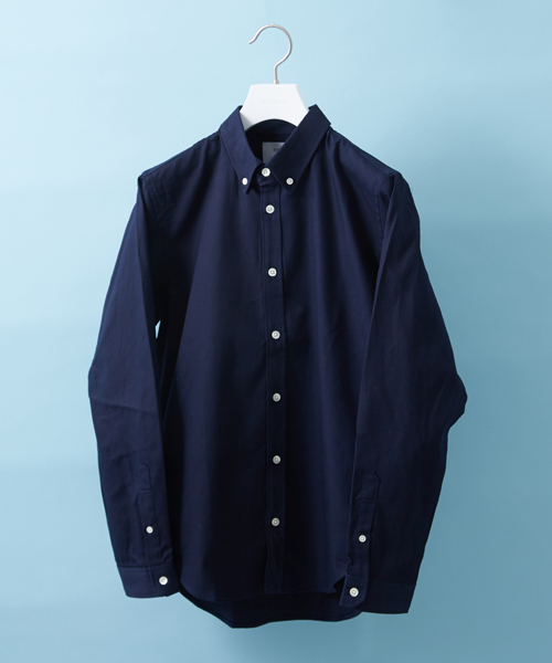 STUDIOUS（ステュディオス）の「エンブロイダリーカラーNEWオックスシャツ（シャツ/ブラウス・メンズ・グリーン/レッド/オフホワイト/ブルー/ベージュ/ネイビー/マスタード/オレンジ/サックスブルー・1/3/2）」の4枚目の写真