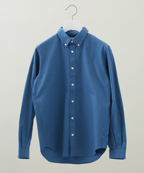 STUDIOUS（ステュディオス）の「エンブロイダリーカラーNEWオックスシャツ（シャツ/ブラウス・メンズ・グリーン/レッド/オフホワイト/ブルー/ベージュ/ネイビー/マスタード/オレンジ/サックスブルー・1/3/2）」の5枚目の写真