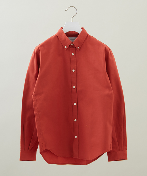 STUDIOUS（ステュディオス）の「エンブロイダリーカラーNEWオックスシャツ（シャツ/ブラウス・メンズ・グリーン/レッド/オフホワイト/ブルー/ベージュ/ネイビー/マスタード/オレンジ/サックスブルー・1/3/2）」の9枚目の写真