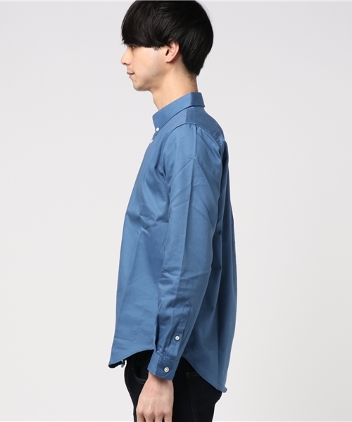 STUDIOUS（ステュディオス）の「エンブロイダリーカラーNEWオックスシャツ（シャツ/ブラウス・メンズ・グリーン/レッド/オフホワイト/ブルー/ベージュ/ネイビー/マスタード/オレンジ/サックスブルー・1/3/2）」の11枚目の写真