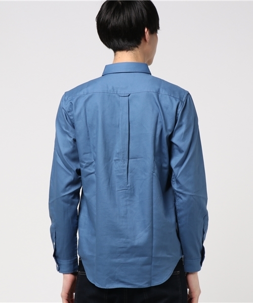 STUDIOUS（ステュディオス）の「エンブロイダリーカラーNEWオックスシャツ（シャツ/ブラウス・メンズ・グリーン/レッド/オフホワイト/ブルー/ベージュ/ネイビー/マスタード/オレンジ/サックスブルー・1/3/2）」の12枚目の写真