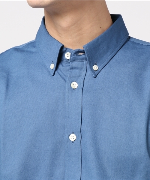 STUDIOUS（ステュディオス）の「エンブロイダリーカラーNEWオックスシャツ（シャツ/ブラウス・メンズ・グリーン/レッド/オフホワイト/ブルー/ベージュ/ネイビー/マスタード/オレンジ/サックスブルー・1/3/2）」の13枚目の写真