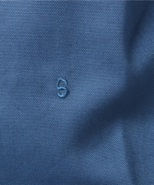 STUDIOUS（ステュディオス）の「エンブロイダリーカラーNEWオックスシャツ（シャツ/ブラウス・メンズ・グリーン/レッド/オフホワイト/ブルー/ベージュ/ネイビー/マスタード/オレンジ/サックスブルー・1/3/2）」の16枚目の写真