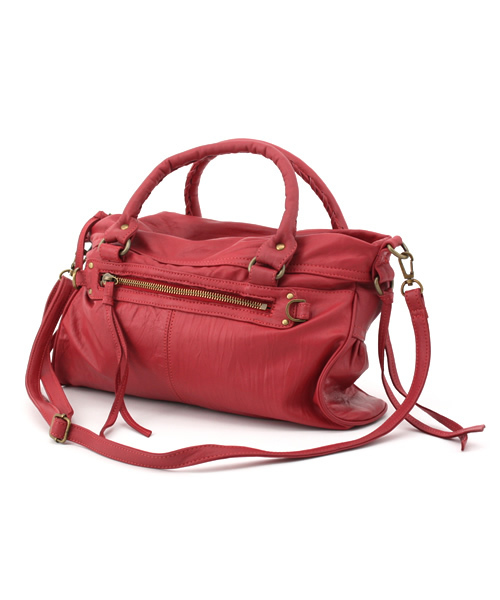 And A（アンドエー）の「ポーチミニショルダー（ショルダーバッグ・レディース・ブラック/ライトブラウン/パープル/レッド・FREE）」の4枚目の写真