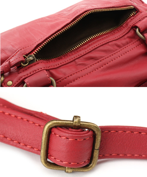 And A（アンドエー）の「ポーチミニショルダー（ショルダーバッグ・レディース・ブラック/ライトブラウン/パープル/レッド・FREE）」の8枚目の写真