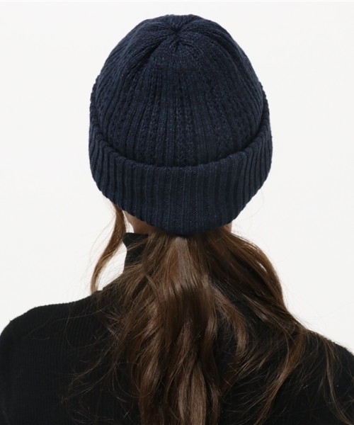 cepo（セポ）の「ヒキソロエニットボウ（ニットキャップ/ビーニー・レディース・ネイビー/ベージュ/グレー・FREE）」の6枚目の写真