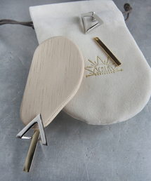 SCALA（スカラ）の「【SCALA/スカラ】Throughトライアングルピアス/made in JAPAN（日本製）（ピアス（両耳用））」