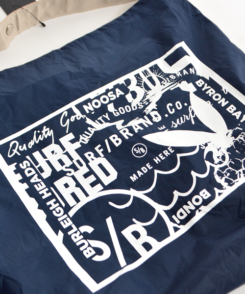 SURF/BRAND（サーフブランド）の「SURF BRAND/サーフブランド SHORE SACK (JULY NINE)（ショルダーバッグ・メンズ・ネイビー/ブラック/ホワイト・ONE SIZE）」の5枚目の写真
