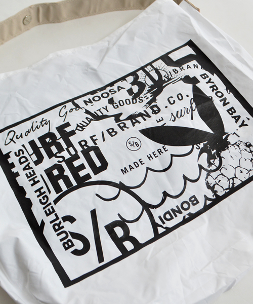 SURF/BRAND（サーフブランド）の「SURF BRAND/サーフブランド SHORE SACK (JULY NINE)（ショルダーバッグ・メンズ・ネイビー/ブラック/ホワイト・ONE SIZE）」の6枚目の写真