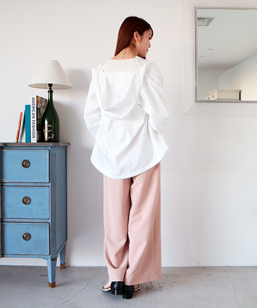 N.（N. Natural Beauty Basic）（エヌエヌナチュラルビューティーベーシック）の「マウンテンパーカー（ブルゾン・レディース・ベージュ/ネイビー/ホワイト・MEDIUM）」の6枚目の写真