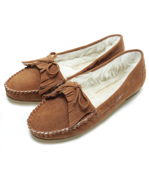 earth music&ecology（アースミュージックアンドエコロジー）の「I-Fur/Moccasin(all)（その他シューズ・レディース・キャメル/ブラウン/ベージュ・SMALL/LARGE/MEDIUM）」の3枚目の写真