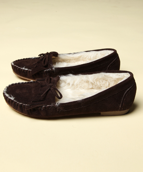 earth music&ecology（アースミュージックアンドエコロジー）の「I-Fur/Moccasin(all)（その他シューズ・レディース・キャメル/ブラウン/ベージュ・SMALL/LARGE/MEDIUM）」の4枚目の写真