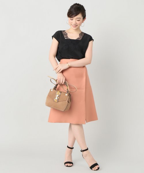 FIGARO Paris（フィガロパリ）の「リバーレースシルクブラウス◆（シャツ/ブラウス・レディース・ブラック/スカイブルー・FREE）」の6枚目の写真