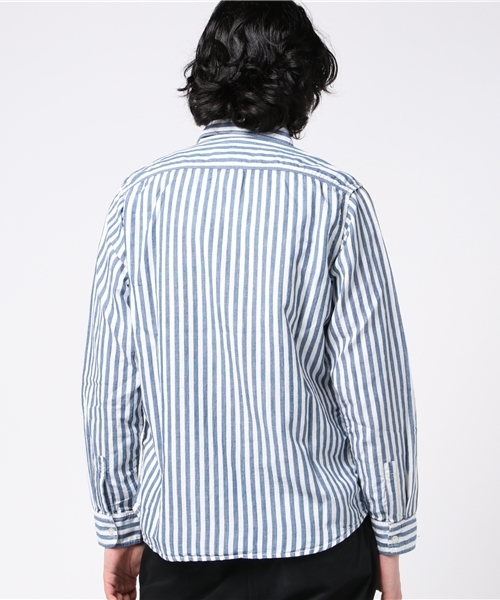 HYSTERIC GLAMOUR（ヒステリックグラマー）の「CLASSICS pt 長袖ワークSH（シャツ/ブラウス・メンズ・インディゴブルー/ネイビー/ホワイト・LARGE/SMALL/MEDIUM）」の5枚目の写真