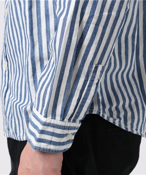HYSTERIC GLAMOUR（ヒステリックグラマー）の「CLASSICS pt 長袖ワークSH（シャツ/ブラウス・メンズ・インディゴブルー/ネイビー/ホワイト・LARGE/SMALL/MEDIUM）」の9枚目の写真