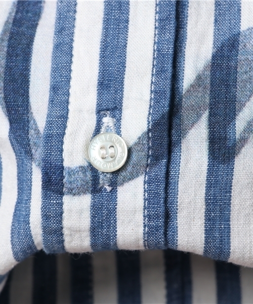 HYSTERIC GLAMOUR（ヒステリックグラマー）の「CLASSICS pt 長袖ワークSH（シャツ/ブラウス・メンズ・インディゴブルー/ネイビー/ホワイト・LARGE/SMALL/MEDIUM）」の13枚目の写真