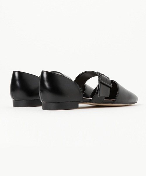 CHARLES & KEITH（チャールズ & キース）の「バックルドルセーフラット / BUCKLED D'ORSAY FLATS（パンプス・レディース・ブルーグリーン/シルバー/ブラック・24.5cm/24cm/22.5cm/23.5cm/23cm）」の5枚目の写真