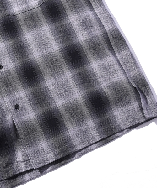 SHIPS JET BLUE（シップスジェットブルー）の「SHIPS JET BLUE: キャンプカラー オンブレチェックシャツ（シャツ/ブラウス・メンズ・グレー/マスタード/ピンク・MEDIUM/SMALL/LARGE）」の9枚目の写真