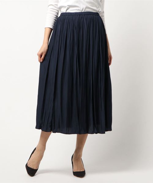 RIVE DROITE（リヴドロワ）の「ギャザースカート（スカート・レディース・ネイビー/イエロー/エメラルド・0）」の7枚目の写真