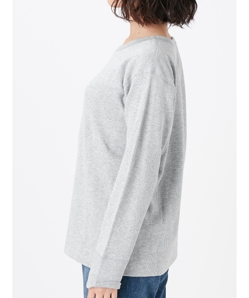 Ungrid（アングリッド）の「ハニカムロングスリーブTee（Tシャツ/カットソー・レディース・オフホワイト/グレー/ブラック/モカ・FREE）」の10枚目の写真