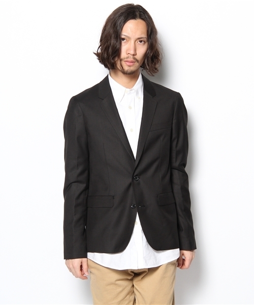 WEGO(ウィゴー)の「ノッチド2Bテーラードジャケット(テーラードジャケット・メンズ・ブラック/ライトグレー/ターコイズブルー・SMALL/MEDIUM/LARGE)」の4枚目の写真