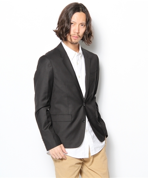 WEGO(ウィゴー)の「ノッチド2Bテーラードジャケット(テーラードジャケット・メンズ・ブラック/ライトグレー/ターコイズブルー・SMALL/MEDIUM/LARGE)」の14枚目の写真