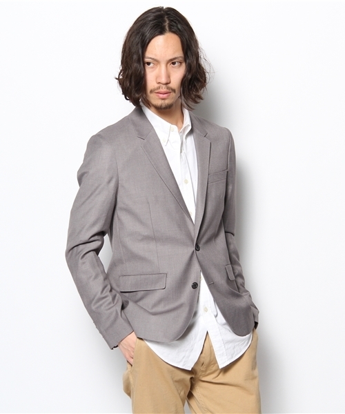 WEGO(ウィゴー)の「ノッチド2Bテーラードジャケット(テーラードジャケット・メンズ・ブラック/ライトグレー/ターコイズブルー・SMALL/MEDIUM/LARGE)」の15枚目の写真