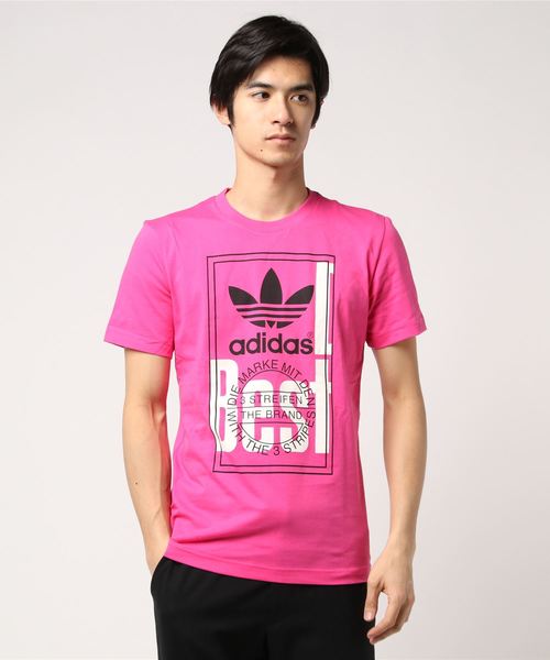 Adidas Adidas アディダス M Tongue Label T Best Cd69 Pnk Wear